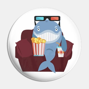 Unusual Whales Popcorn Pin