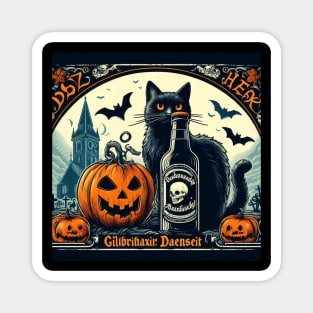 Halloween Cat #8 Magnet