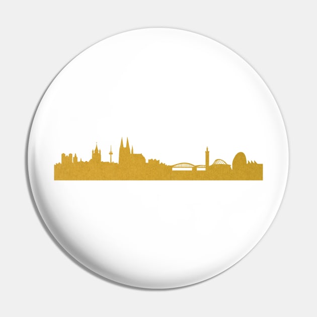 Golden Cologne Pin by 44spaces