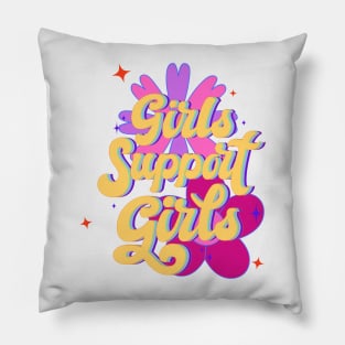 Girl support girl Pillow