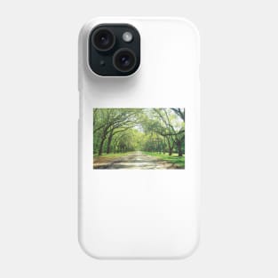 Live Oaks And Spanish Moss Wormsloe State Phone Case