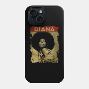 TEXTURE ART-Diana Ross - RETRO STYLE Phone Case