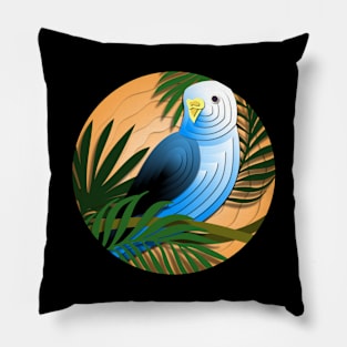 Budgie Love Bird Pillow