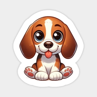 Cute Beagle Magnet