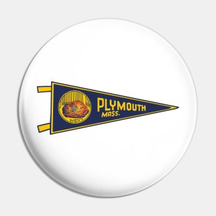Plymouth Massachusetts Pennant Pin