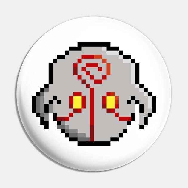 The Juggernaut Pixel Art Pin by glenmags