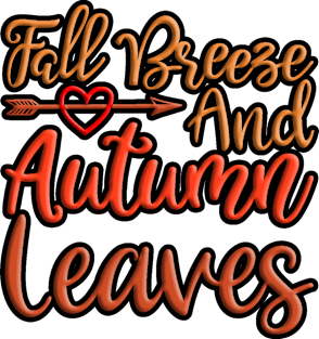 Fall Breeze and Autumn Leaves, colorful fall, autumn design Magnet