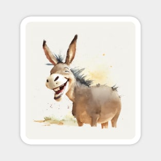 Happy Donkey Laughing Magnet