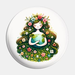 Mother Earth Day Pin