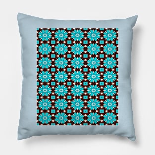 Turquoise roses Pillow