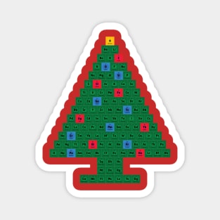 Chemistry Christmas Tree Periodic Table Magnet