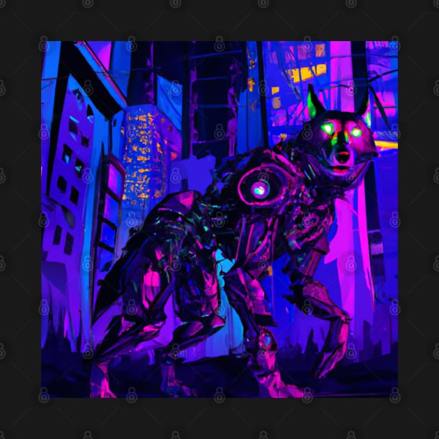 robot wolf by ElectricPeacock
