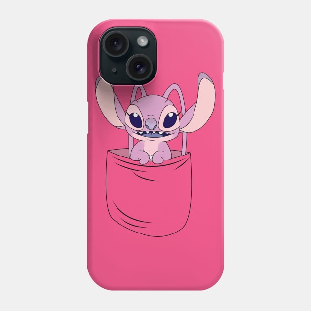 Angel in a pocket Phone Case by Nykos