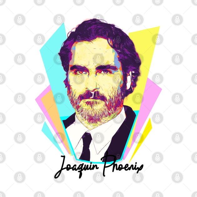 Joaquin Phoenix Wpap Pop Art Design by Piomio