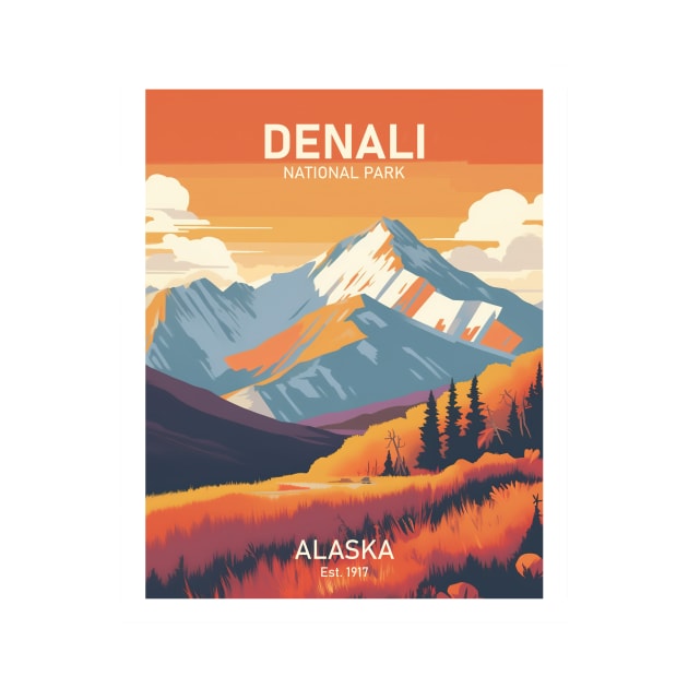 DENALI NATIONAL PARK by MarkedArtPrints