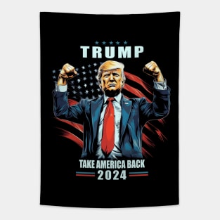 Take America Back 2024 Trump Tapestry