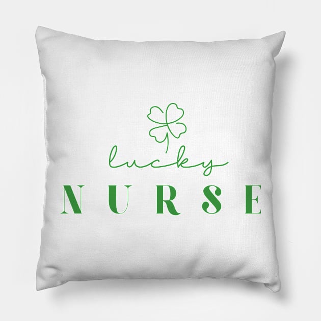 Lucky Nurse Irish Nurse Pillow by Almytee