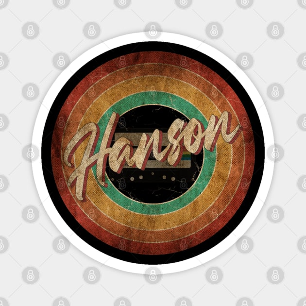 Hanson Vintage Circle Art Magnet by antongg