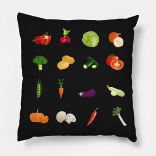 Vegetable Set Pillow