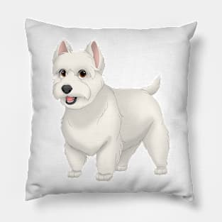 West Highland White Terrier Dog Pillow