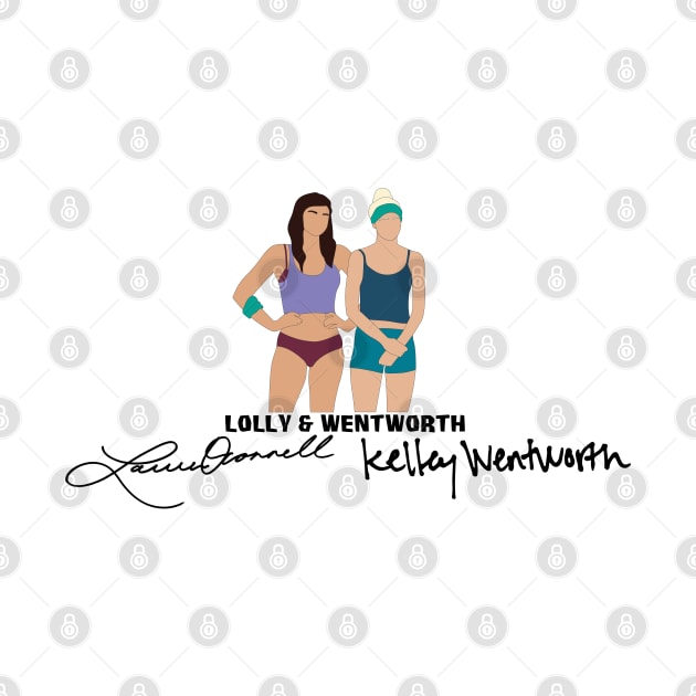 Lolly & Wentworth Graphic 2 Signature Crew neck (white lettering) by katietedesco