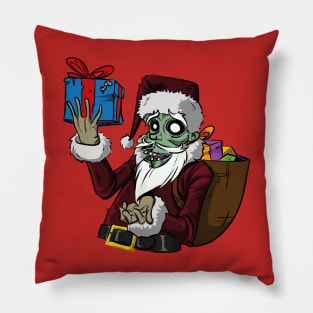 Creepy Santa Clauss Pillow