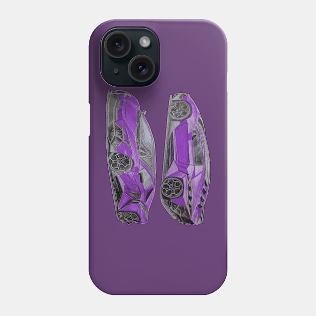 Lamborghini Phone Case by An.D.L.