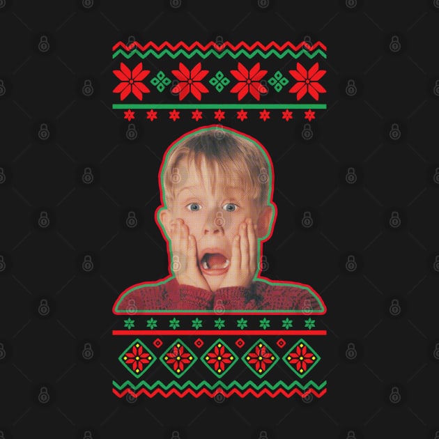 Home Alone // Kevin 90s Christmas Style by Ilustra Zee Art