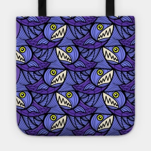 Escher fish pattern XI Tote