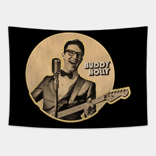 Retro Vintage Buddy Holly Tapestry