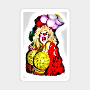 The clown's joy is that everyone is happy Magnet