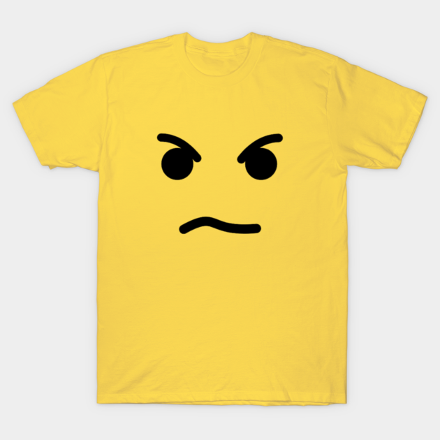 Angry lego face - Lego - T-Shirt | TeePublic