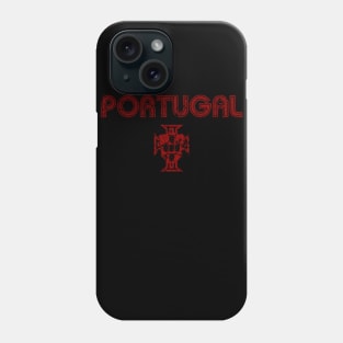Portugal Distressed (Red) Phone Case
