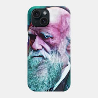 Charles Darwin Portrait | Charles Darwin Artwork 8 Phone Case