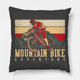 Mountain Bike ride Pillow