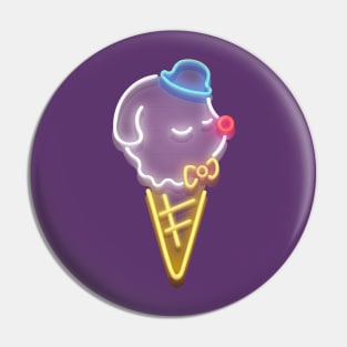 Neon Ice Cream Pin