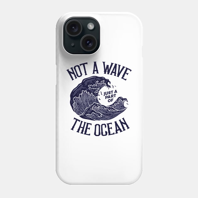 Part of the ocean Phone Case by Vintage Division