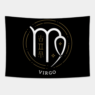 Virgo Zodiac Sign Horoscope Birthday Present Gift Tapestry