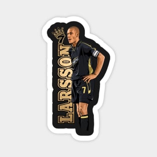 Henrik Larsson Glasgow Celtic Away Strip 2003 Magnet