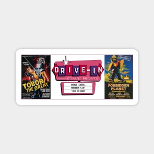 Drive-In Double Feature - Forbidden Planet & Tobor The Great Magnet