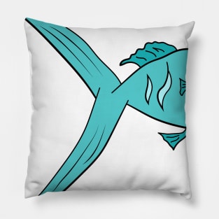Angry fish Pillow
