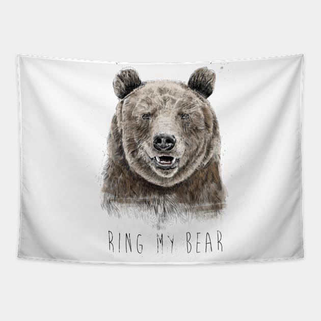 Ring my bear Tapestry by soltib