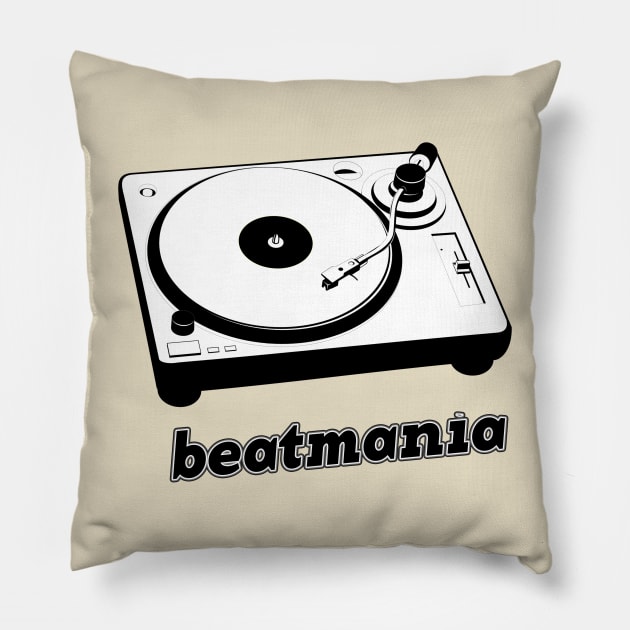 Beatmania Turntablism Pillow by Amnolys