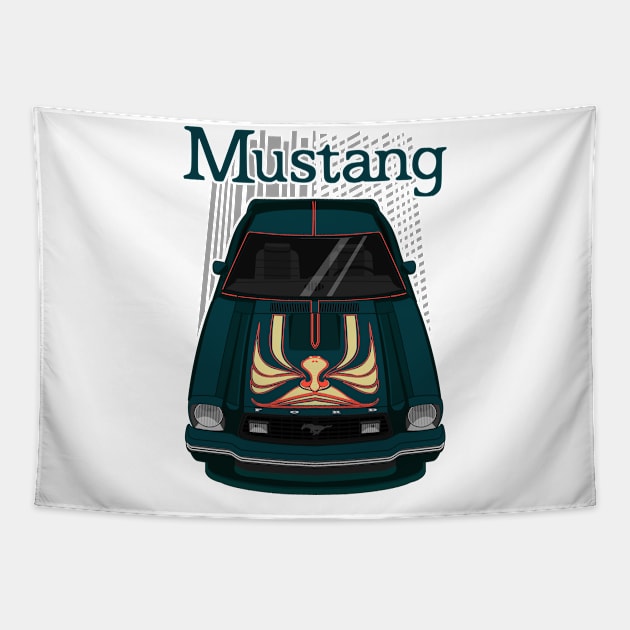 Mustang King Cobra 1978 - Aqua Metallic Tapestry by V8social