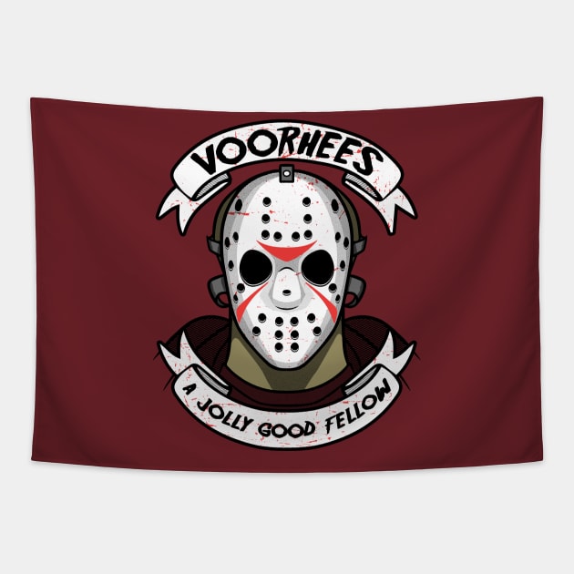 Voorhees a jolly good fellow Tapestry by TrulyMadlyGeekly