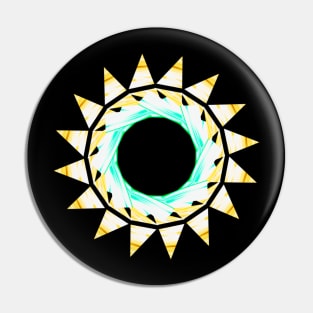 Yellow sun Pin