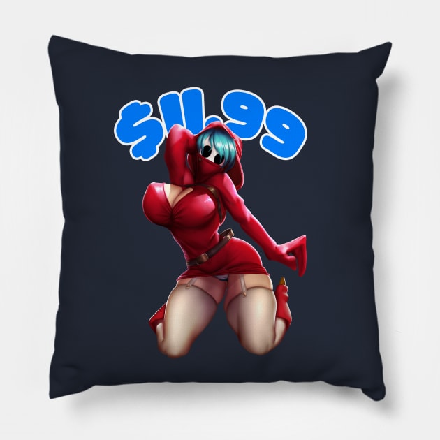 Shy Girl Pillow by DDxDD