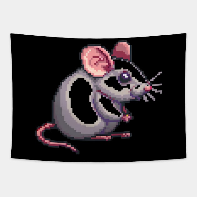 Pixel Mouse Tapestry by Animal Sphere