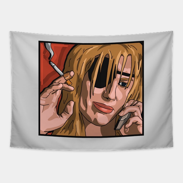 Elle Driver Panel (no Title) (Kill Bill) Tapestry by SpareFilm