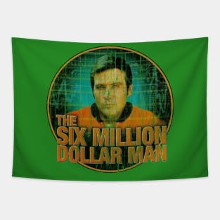 Vintage Six Million Dollar Man Tapestry